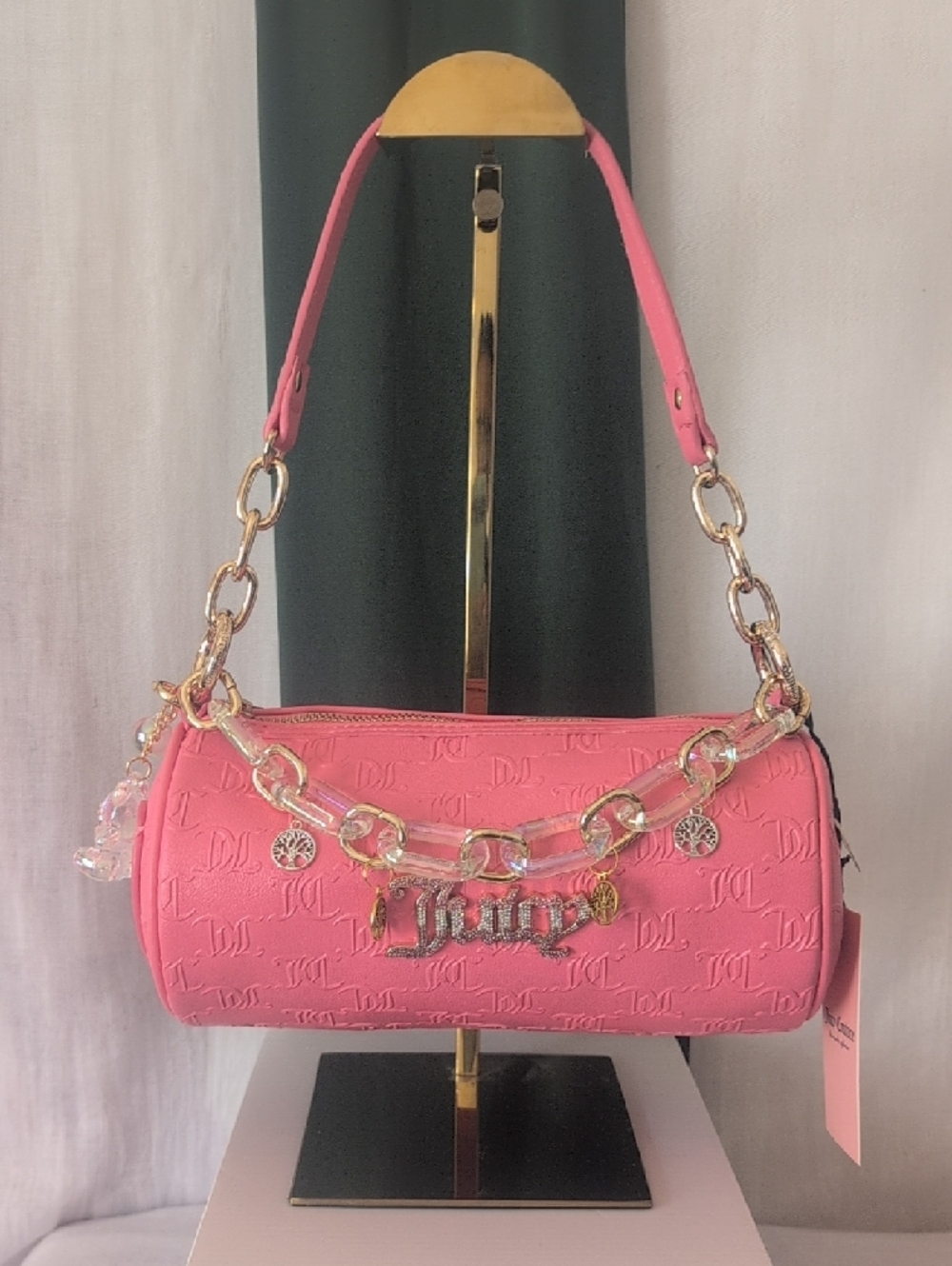 Juicy Couture Hot Pink Embossed Bag